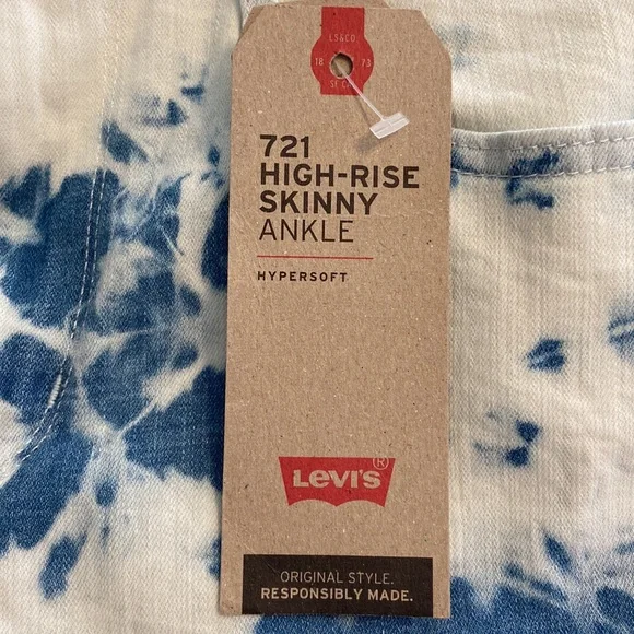 NWT Levi’s 721 high-rise skinny ankle jeans - Picture 6 of 8